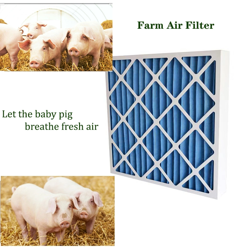 Husbandry Primary Effect Plate Air Filter Animal Equipment Air Conditioner Pre Filtration