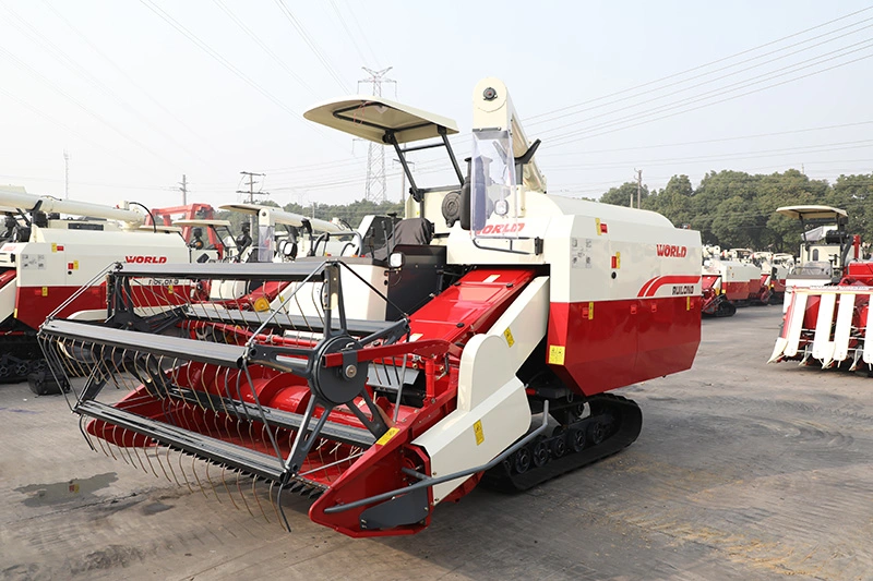 Famous Brand World Small Harvester 88HP Paddy Rice Wheat Combine Harvester