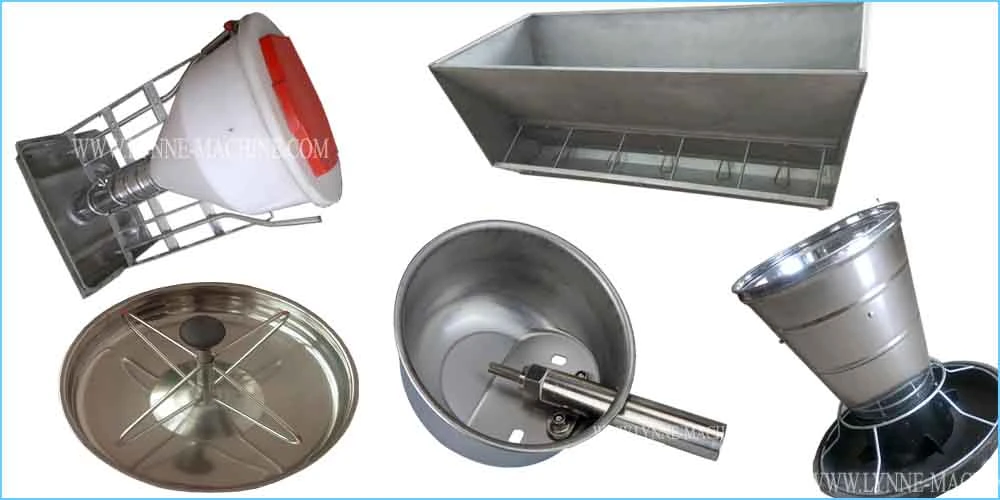 Automatic Swine Pig Farm Dry/Wet Plastic Feeder with Stainless Tank