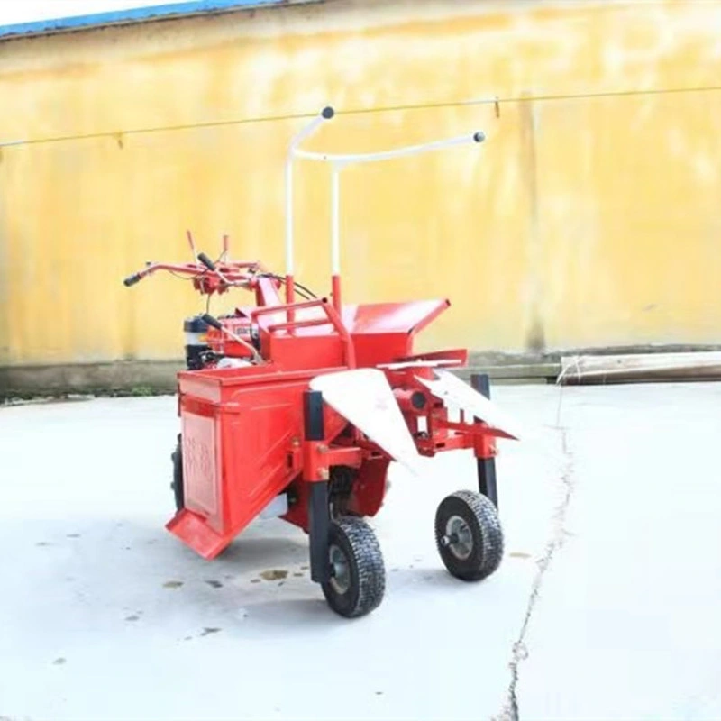 Mini Corn Combine Harvester Corn Harvester and Peeler Machine Straw Smash