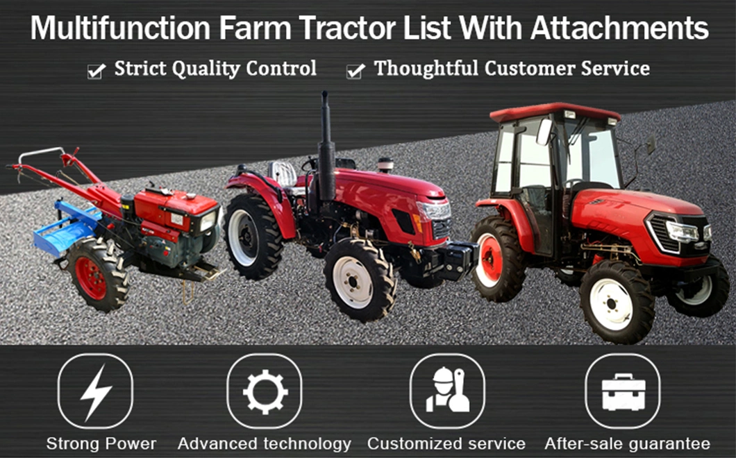 Strong Power Walking Tractor Small Farm Tractor Price Manufacturer