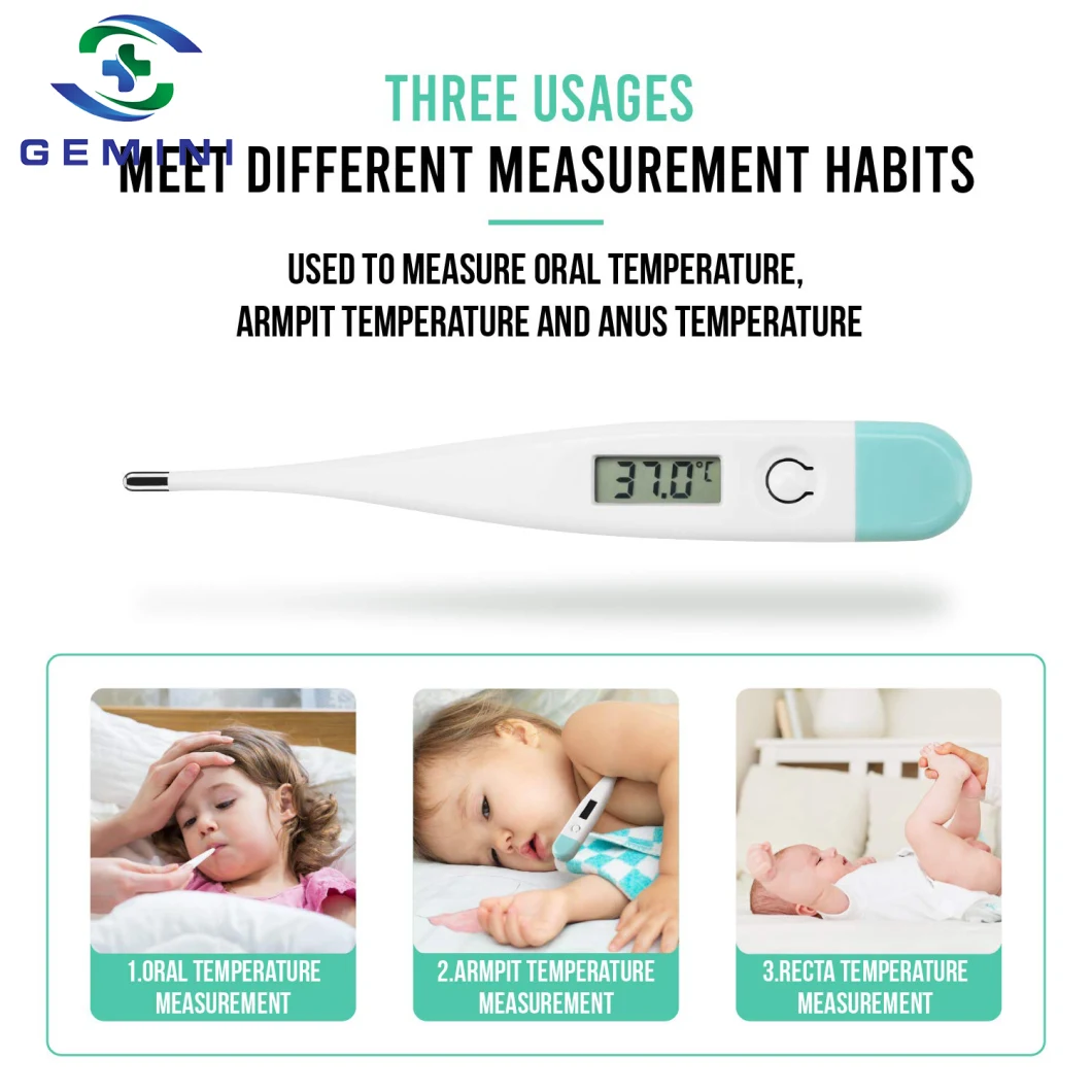 Small Size Temperature Sensor Digital Thermometer with Fever Indicator (GPIT-005)