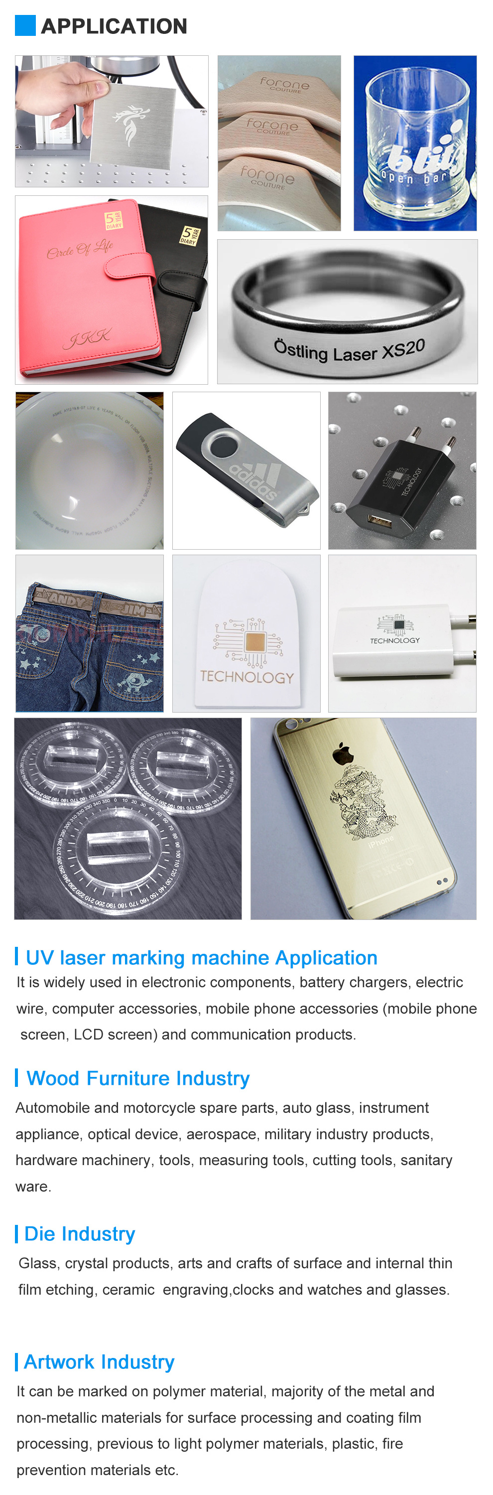 Laser Marker UV Fiber Laser Marking Machine for Precision Effective Marking