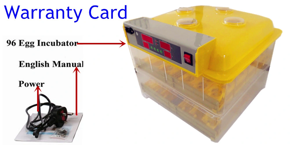 CE Approved 96 Eggs Automatic Mini Incubator for Chicken Eggs