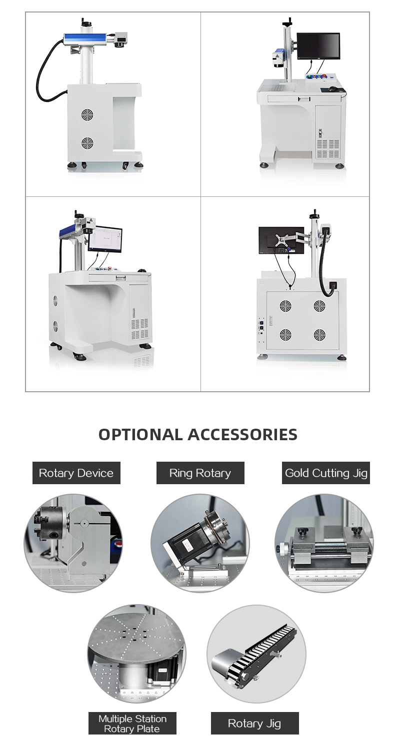 Optic Fiber Laser Marker 50W Mopa Laser Marking Machine for Medical Equipment Coding