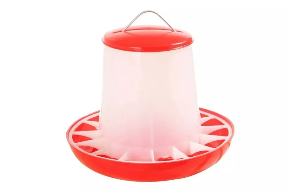 High Quality 6kgs Automatic Plastic Poultry Chicken Feeders Poultry Farm Equipment (F33)