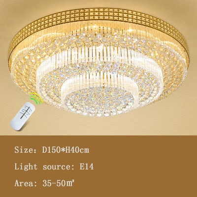 Hotel Lobby Ceiling Lights Chandelier Modern Luxury Lighting Crystal High Ceiling Chandeliers LED Light