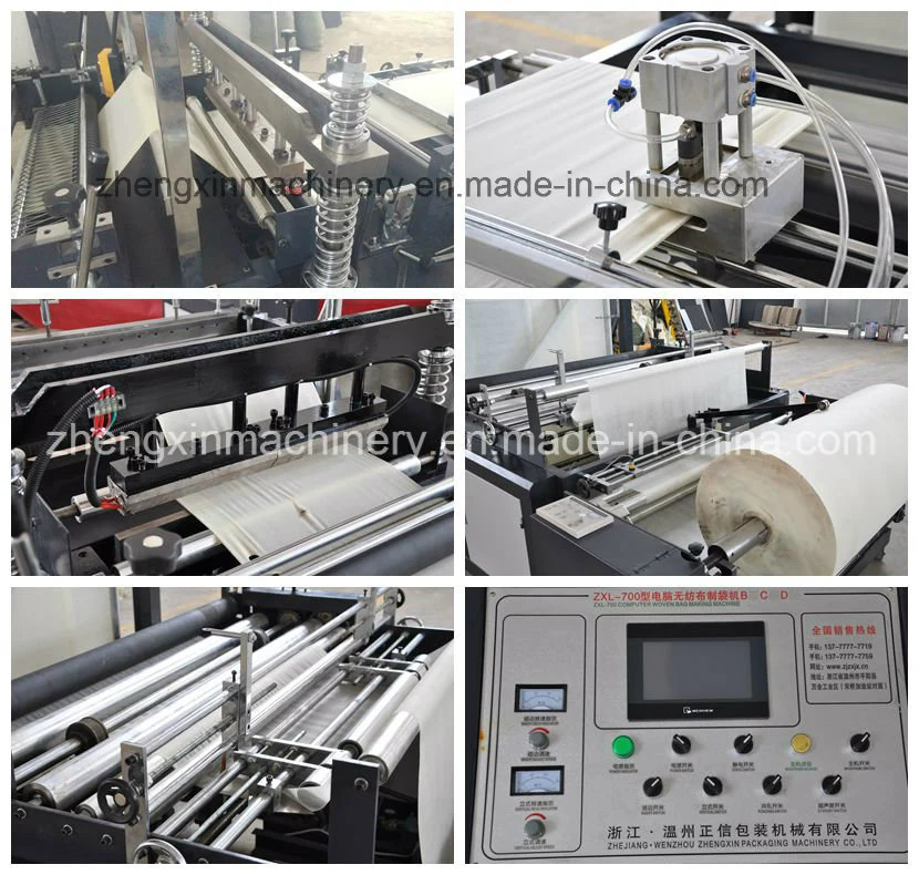 PP Non Woven Fabric Bag Making Machine for Flat Bag and Packaging (ZXL-B700)