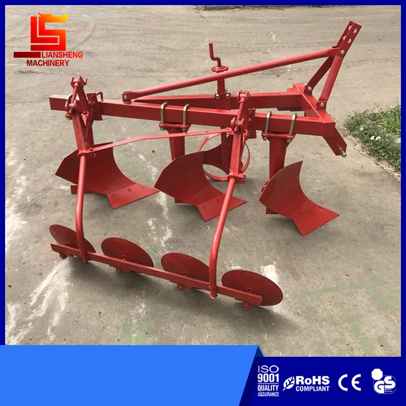 Share Ploughing machine Farm Mini Wheels Tractor Plow 2 Furrow Plough 3 Share Small Moldborad Plough