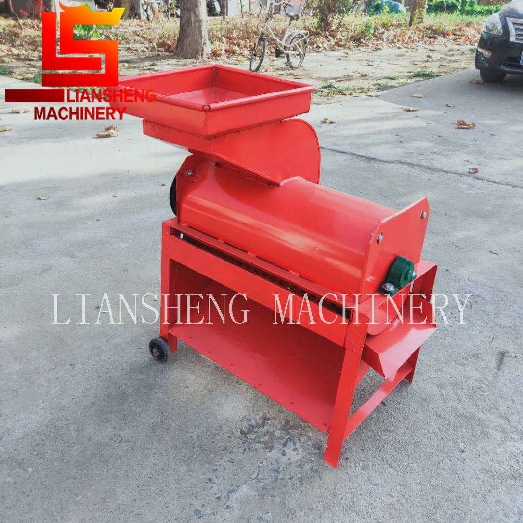 Portable Small Corn Thresher Diesel Engine Corn Threshing Machine