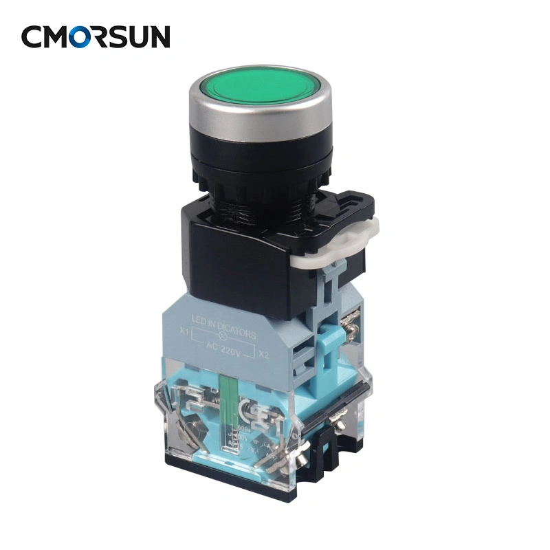 Cmorsun 1no 1nc Starter Stop Push Button Switch La38 Automatic Reset Pushbuttonmomentary Self-Resetting Push Button