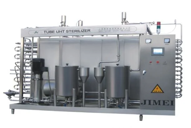 Tube Tublar High Temperature Sterilizer Uht Ultra High Temperature Milk Processing Machine