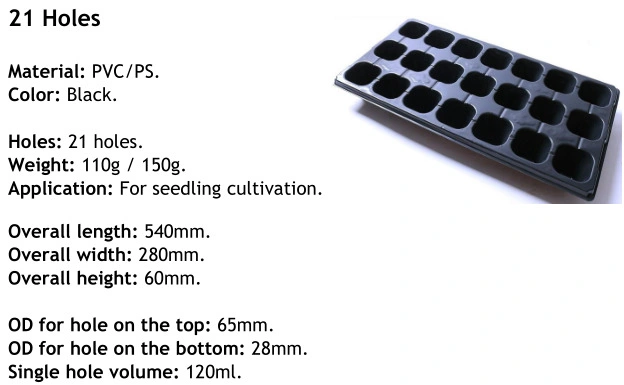 Nursery Trayplastic Seedling Pots Seed Tray for Greenhouse Nursery