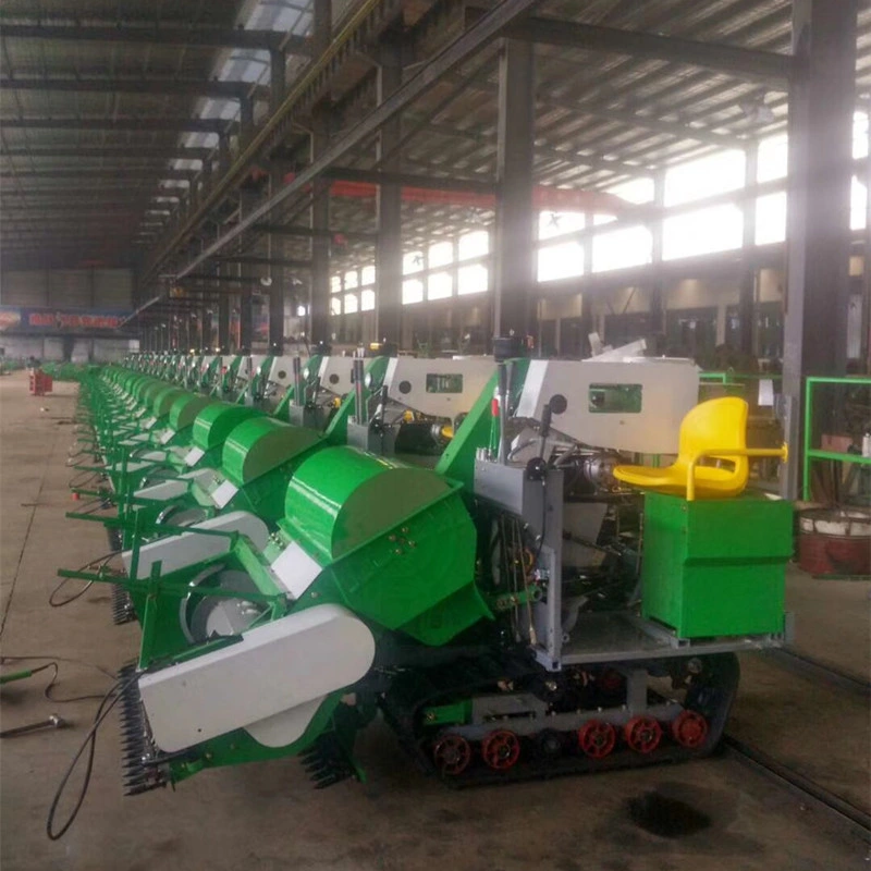 Small Paddy Mini Combine Harvester for Sale Soybean Rice Wheat Fully Fed Harvester