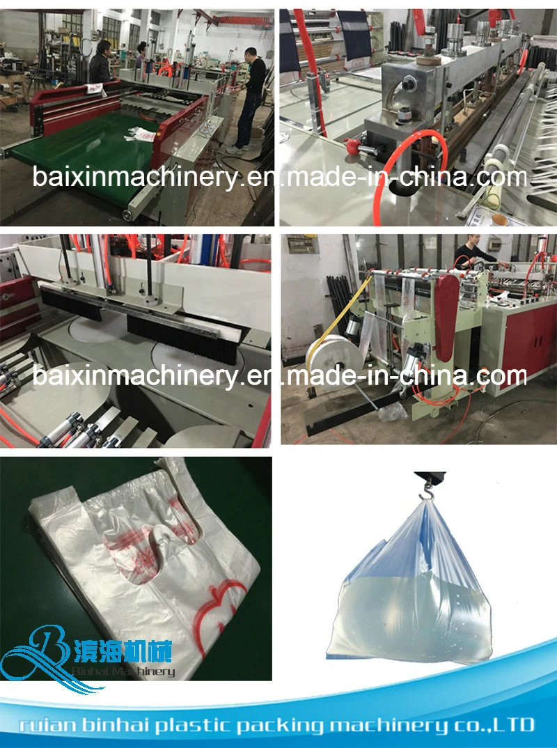 Bh-Fq 600-1600 Pin Holes Poly Bag Plastic Bag Making Machine