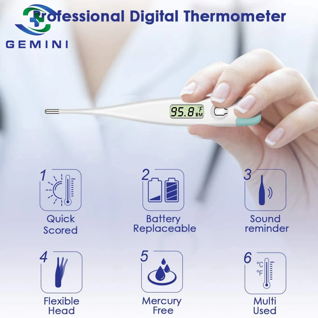 Small Size Temperature Sensor Digital Thermometer with Fever Indicator (GPIT-005)