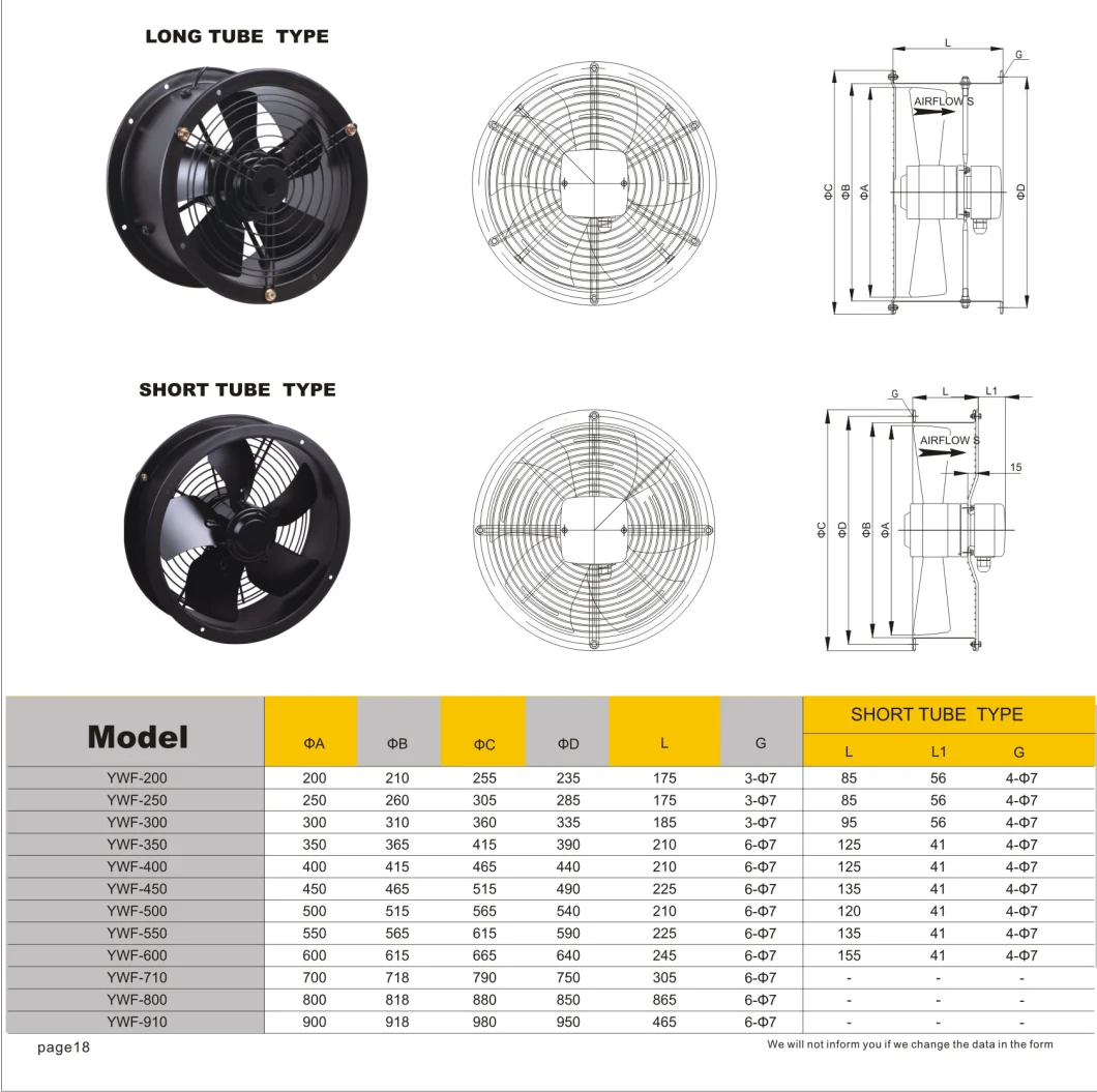 910mm 6 Poles S Wind Direction Large Metal Axial Industrial Ventilation Exhaust Fans for Cement Industry