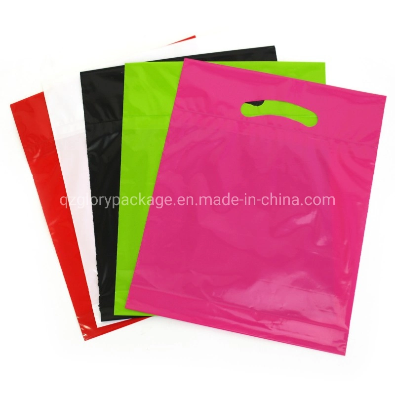 Custom Printed Biodegradable HDPE LDPE Plastic Carry Shopping Bags