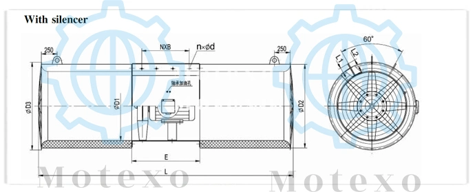 Mine Fans for Mining/Metro Big Road Ventilation