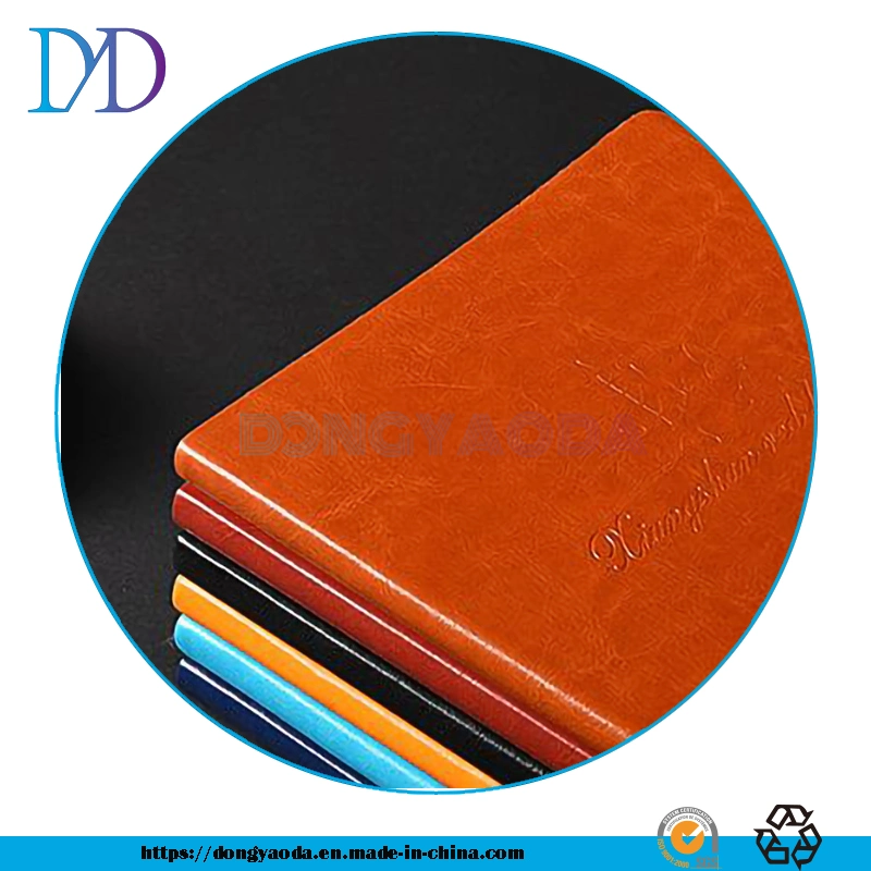 Cheap Hardcover A4 A5 Size PU Leather Custom Notebook