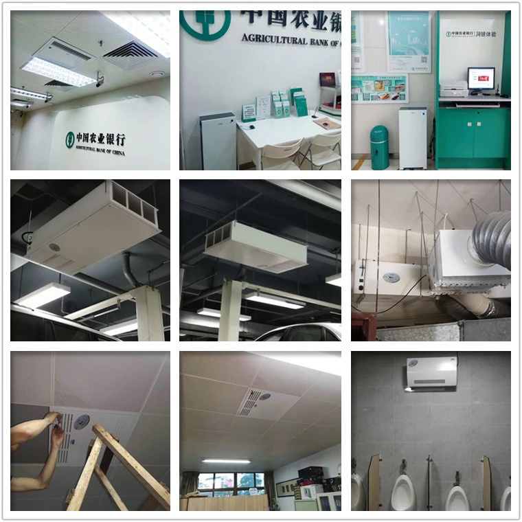 Factory Price Automatic Ceiling Mounted Central Plasma Ceiling Air Purifier
