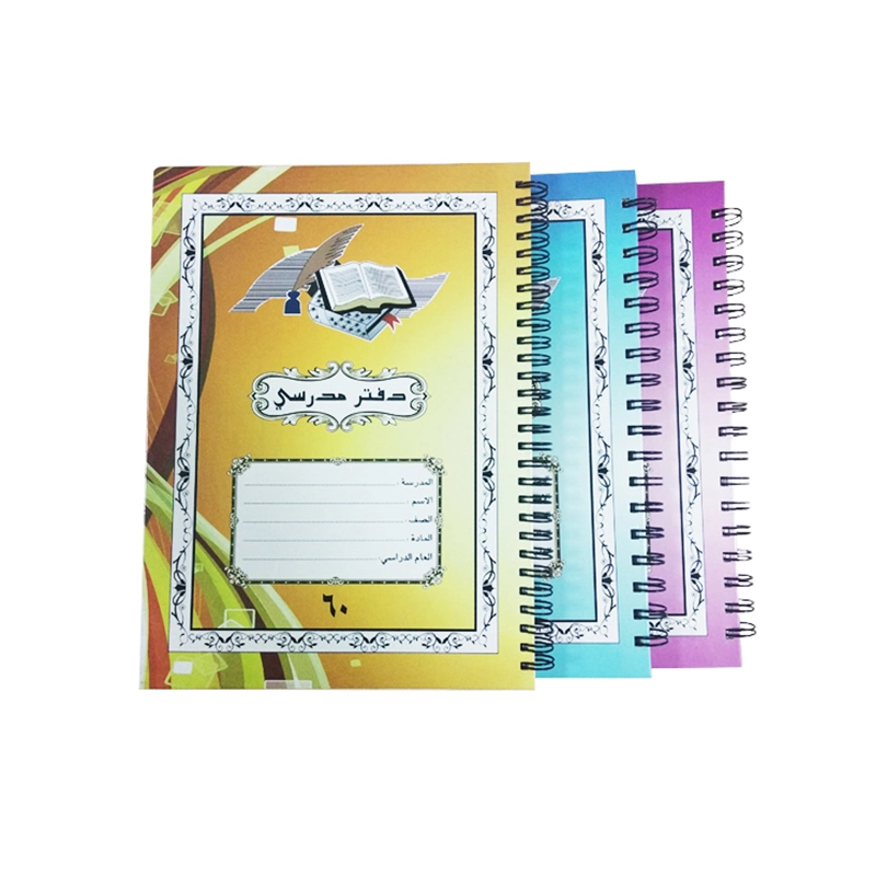 Double Spiral A4 Hardcover Notebook for School Student