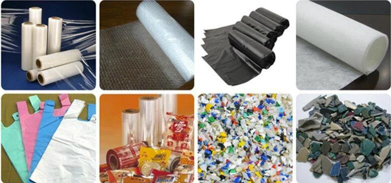 Waste Plastic PE/PP Shopping Bag/Woven Sack/Agriculture Film Water Cold Strand Pelletizer/Granulation Machine