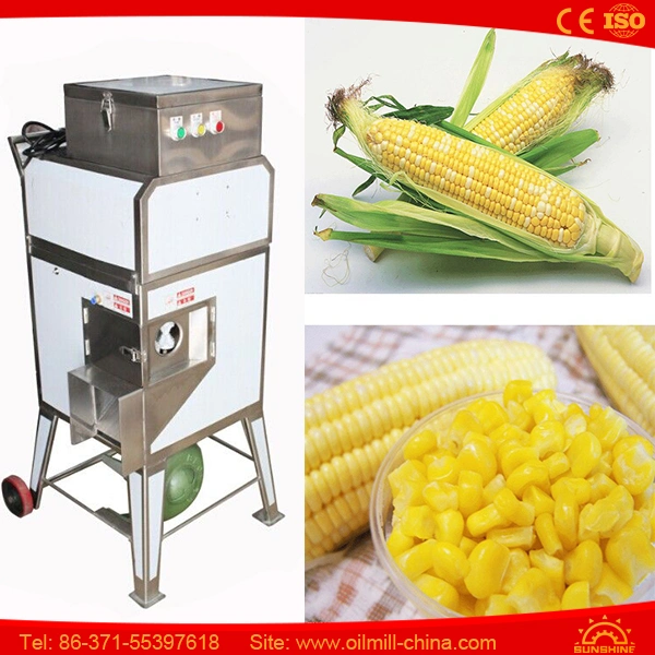 Fresh Frozen Corn Seed Threshing Sweet Corn Peeling Machine