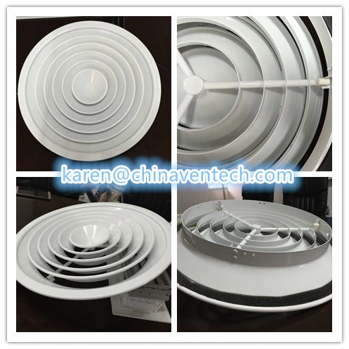 Air Conditioning Partes Decorative Diffuser Wall Ceiling HVAC Round Ceiling Diffuser