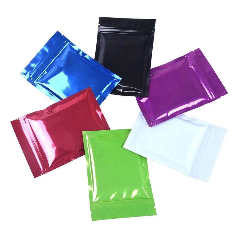 Plastic Aluminum Foil Food Packaging Snack Three Side Sealing Pouch Chips Heat Sealing Stand up Pouch