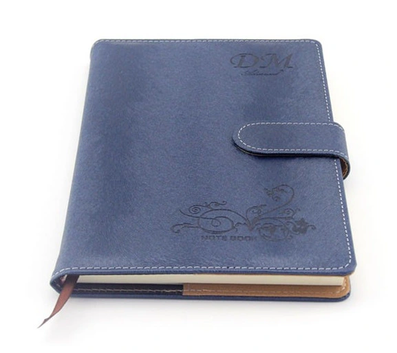 A5 Size Notebook Gift Notebook with Leather Case Hot Printed Logo Good Quality