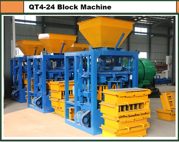 Small Block Making Machine, Brick Making Machine, Concrete Block Brick Machine (Qt4-24)