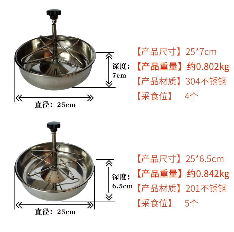 Stainless Steel Pig Feed Pan/Tray for Piglet Feeder Pig in Piggery Farm