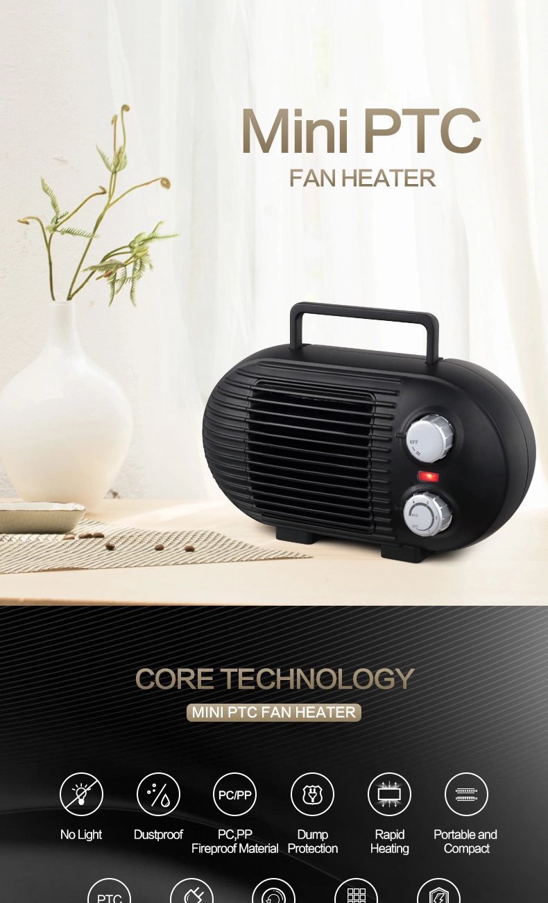 220V Portable Energy-Saving Fast Heat Electric Fan Heater