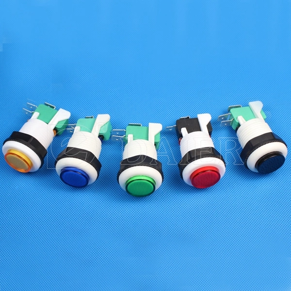 16A Plastic Micro Arcade Machine 3 Pin Push Button Switch