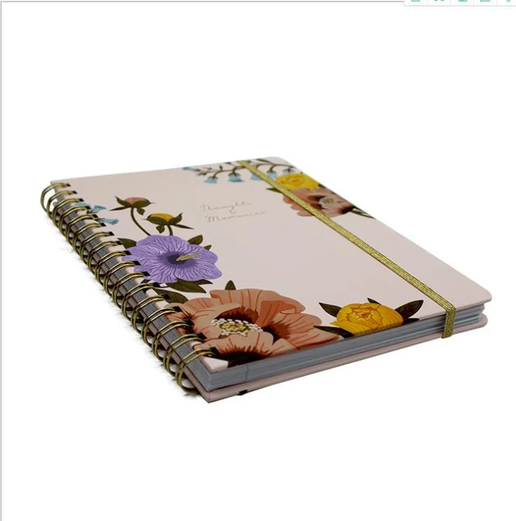 Personalized Recycled Fancy A5 Spiral Custom Logo Notebook Hardcover