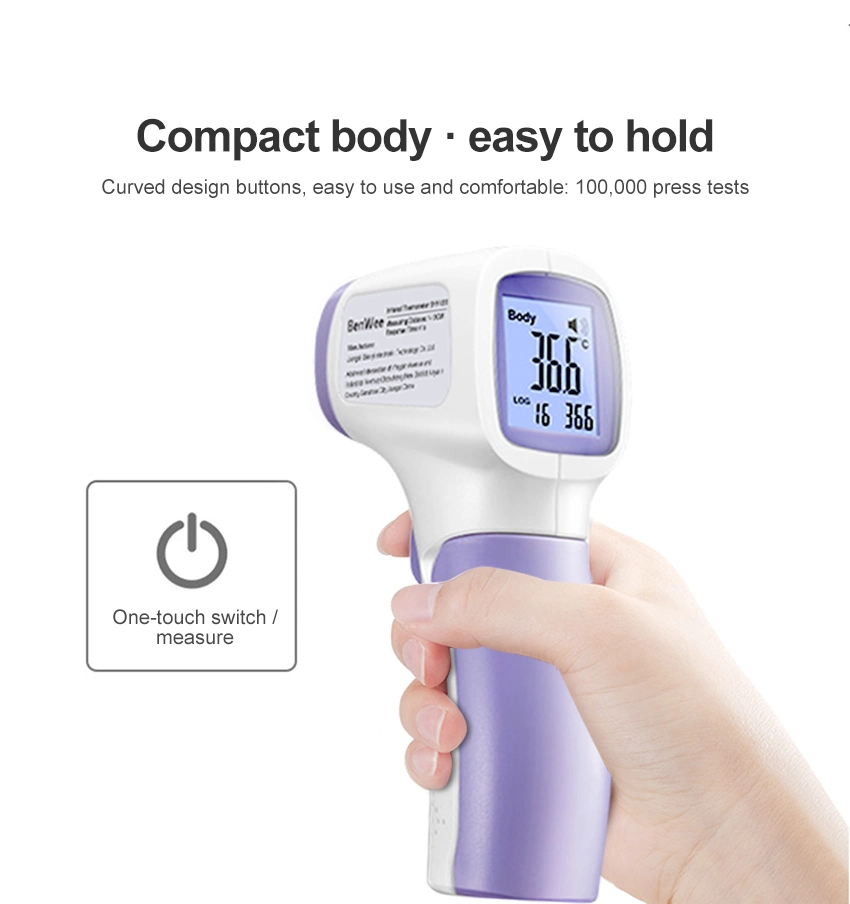 Infra-Red Thermometer Non-Contact IR Thermometer Forehead Thermometer