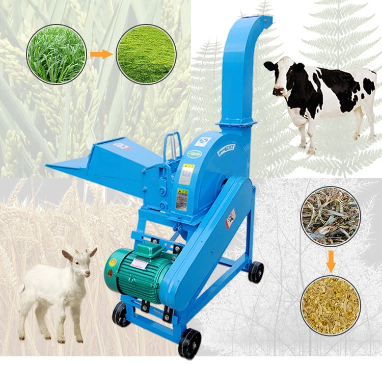 Agricultural Animals Feed Silage Grass Cutting Machine Hay Chopper