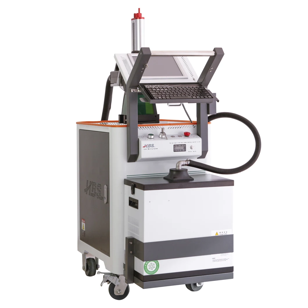 Portable Handheld Fiber Laser Marking Machine with Safe Cover Hbs-Gq--20c