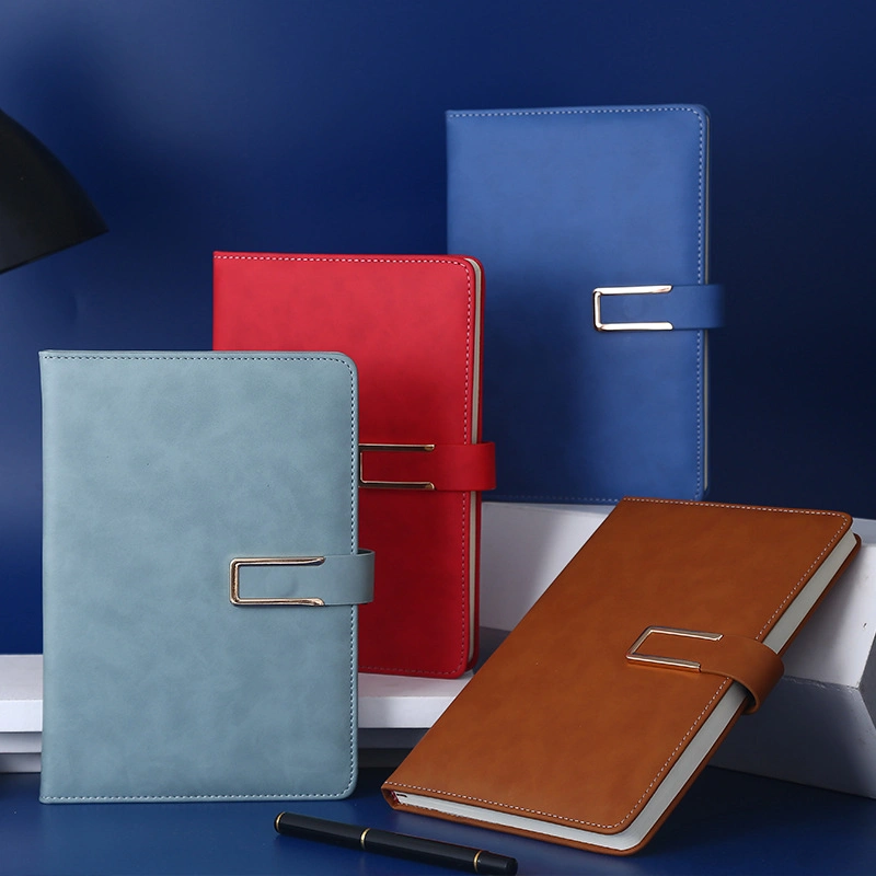 High Quality Free Sample Customized Printed A5 PU Leather Notebook Fancy Journal Notebook