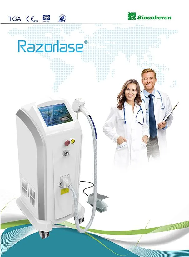 Alexandrite Laser Professional and Effective Beijing Sincoheren Lightsheer Diode Laser Hair Removal System 808nm Hair Removal