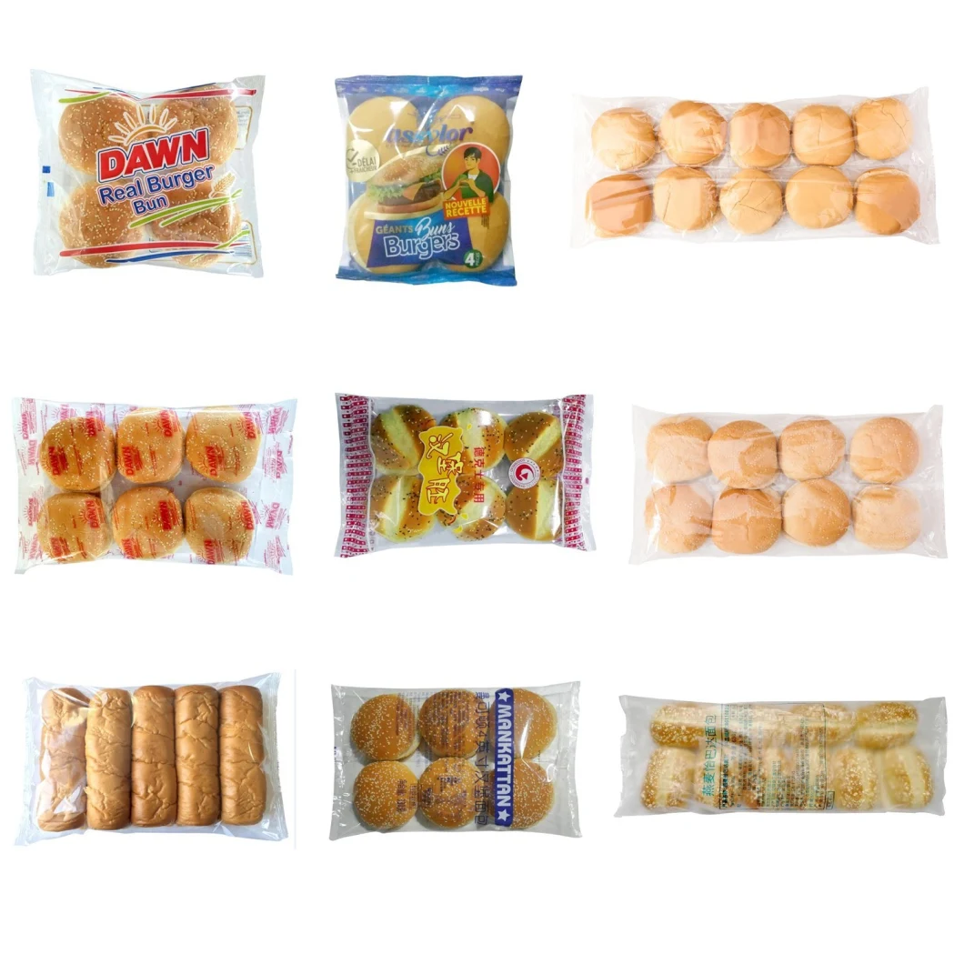 Automatic Full Servo Horizontal Automatic Pouch Bread Burgers Packing Machine Food Pillow Packaging Machine