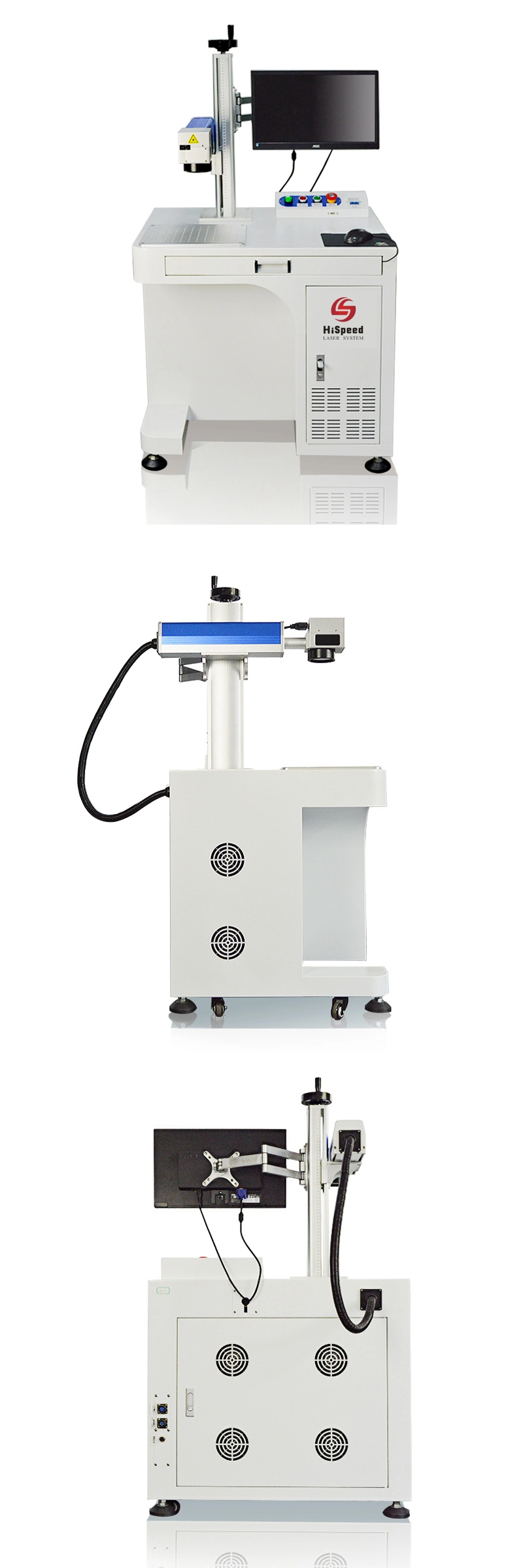 Desktop Fiber Laser Marking Machine for Electronics Manufacturing
