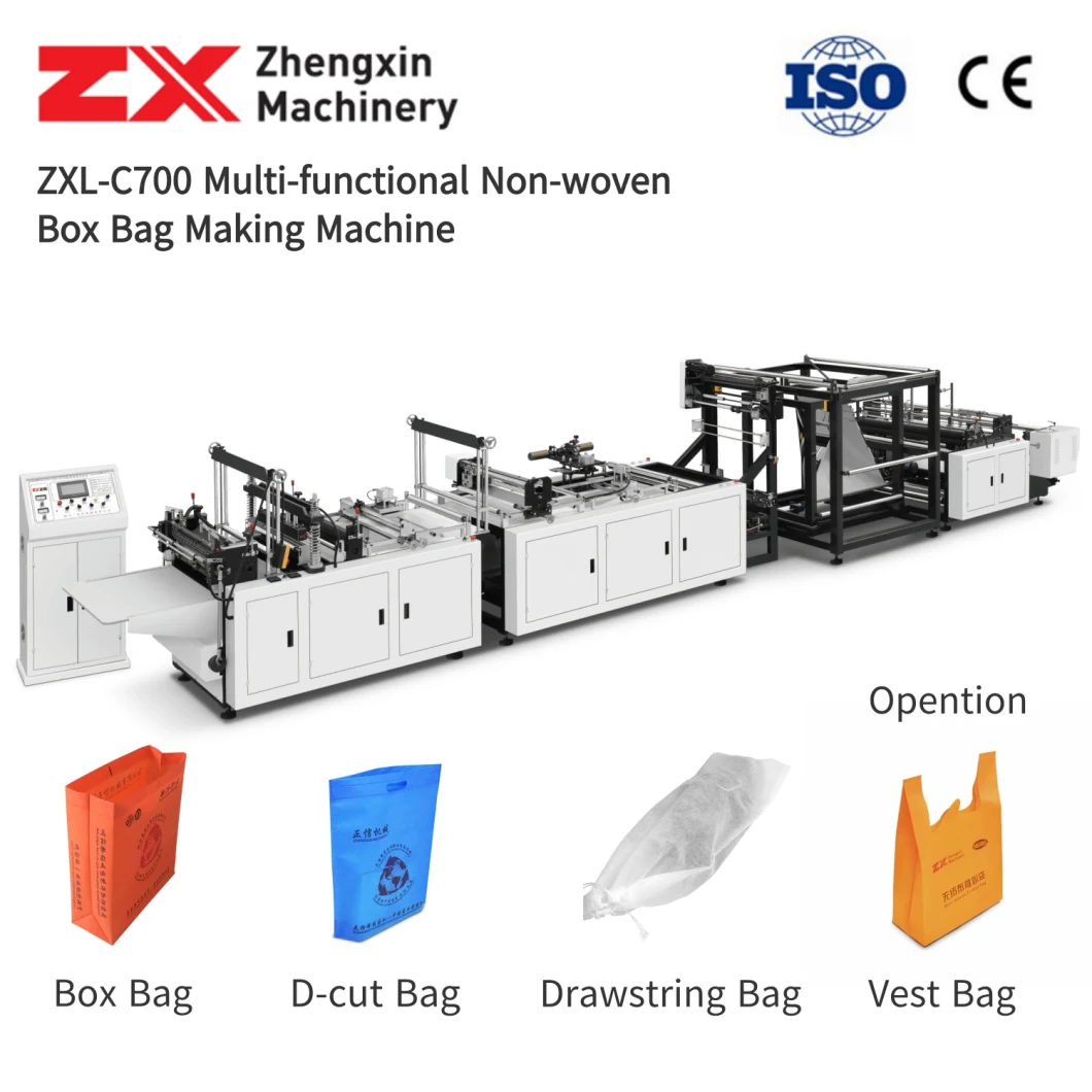 Multi-Funcitonal Non Woven Fashion Bag/Shopping Bag/Pouch Bag/Packaging Box Bag/Cigarette Bag, Mobile Phone Bag, Box Bag, Plastic Bag/Making Machine