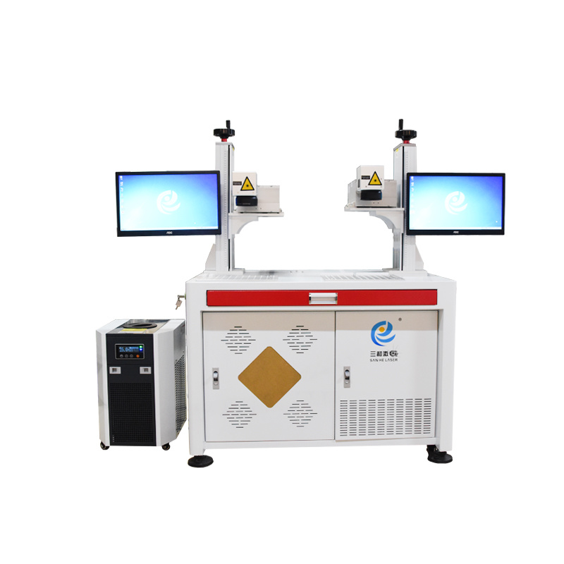 UV Laser Marking Machine with Rotary Fixture