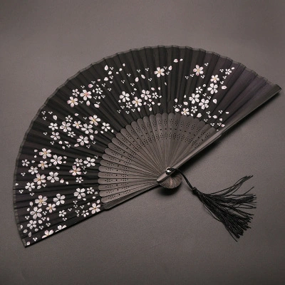 Antique Fan Folding Fan Chinese Style Women's Classical Silk Fan