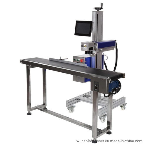 Flying/Online CO2 Laser Marking Machine for Fabric/Cloth/Jeans Marking