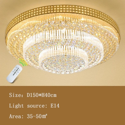 Ceiling Chandelier Large Wedding Modern Luxury Hotel Lobby LED Crystal Chandeliers for High Ceiling