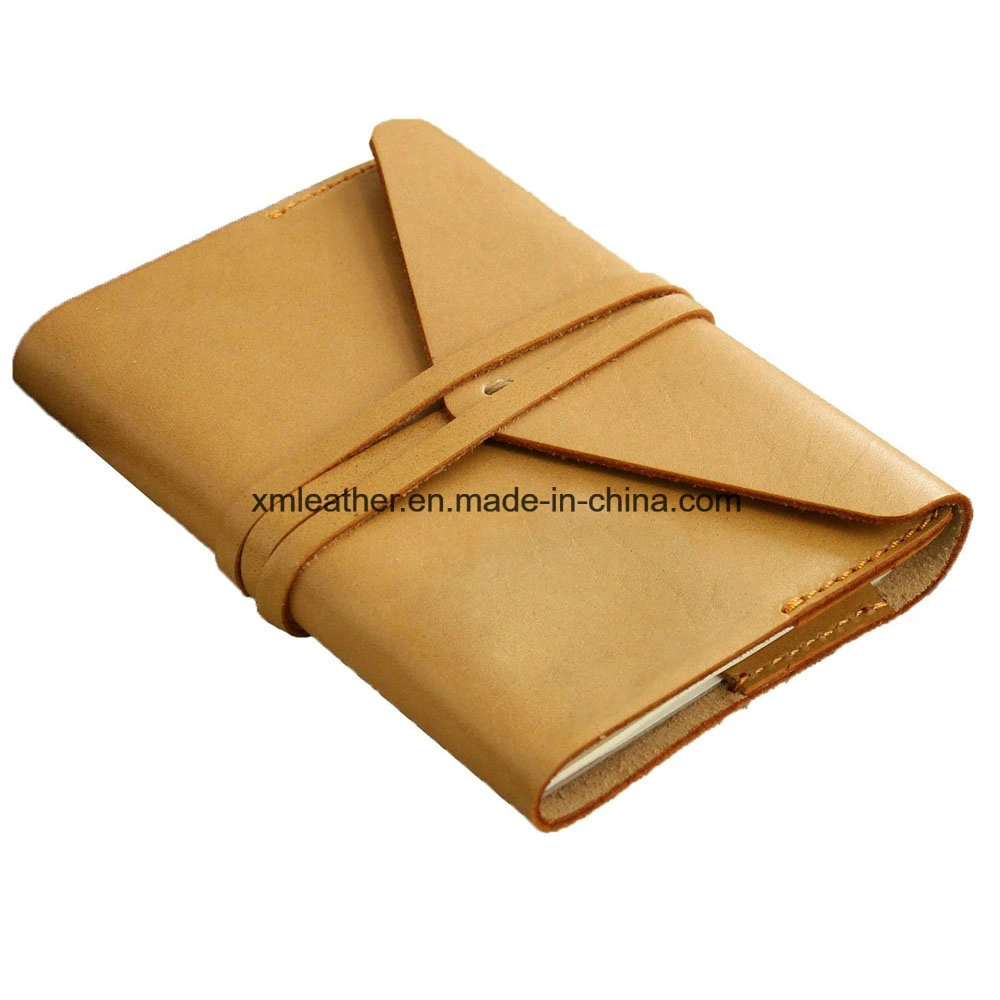 Wholesale Wrap Style Refillable A6 Leather Travelers Notebook