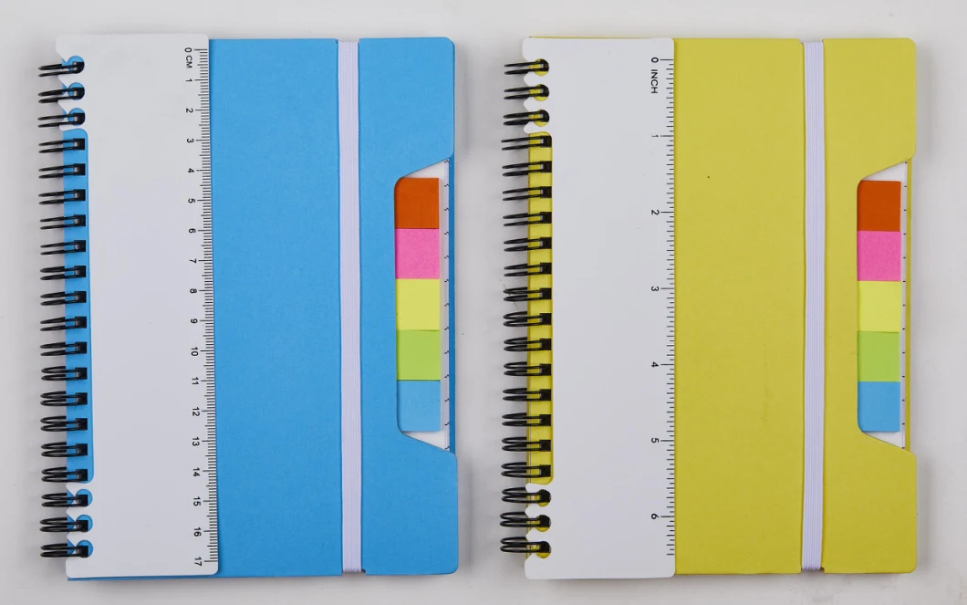 Eco-Friendly Notebook with Sticky and Ruler